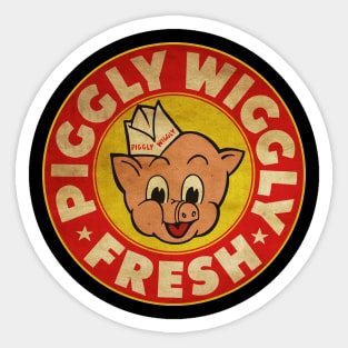 Piggly Wiggly Fresh | Yellow Style Sticker